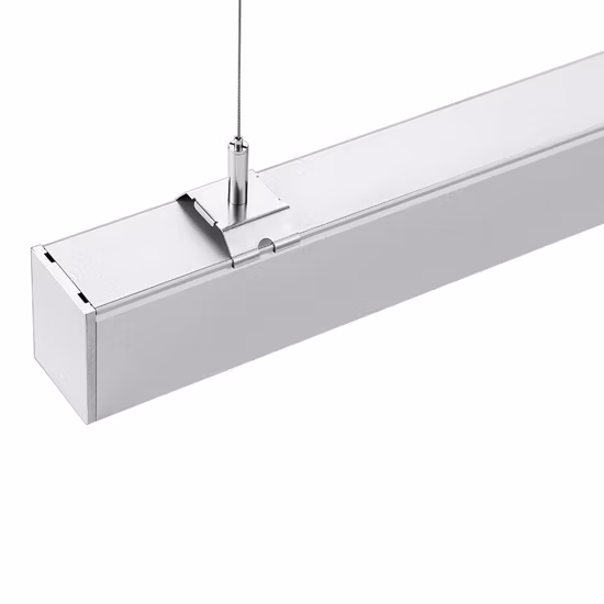 Luz de canalización lineal LED comercial con 50 mm de ancho