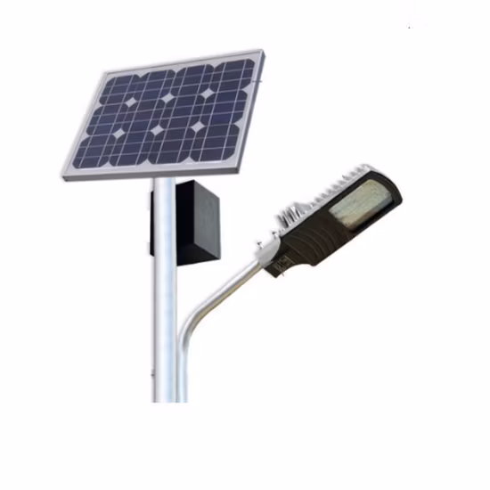 Hepu 40W, 50W, 60W, 80W Ventas calientes Alto lúmenes Sistema de alumbrado público IP67 Sistema de control impermeable Luz de calle LED solar